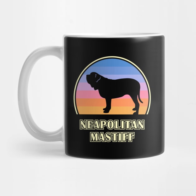 Neapolitan Mastiff Vintage Sunset Dog by millersye